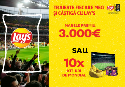 Câștigă cu LaDoiPași și Lay's!