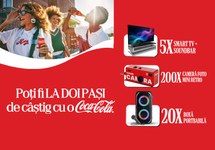 Câștigă cu LaDoiPași și Coca Cola!